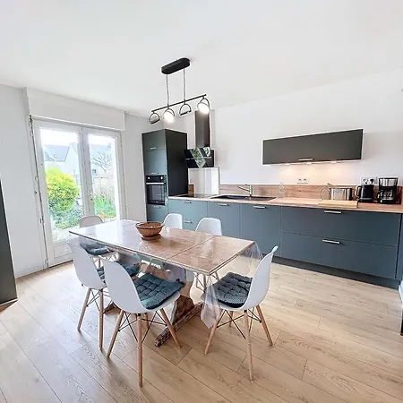 Tatil Evi Maison A 500m De La Avec Jardin, 4 Chambres, Wi-fi Et Parking - 8 Couchages - Fr-1-361-539 *