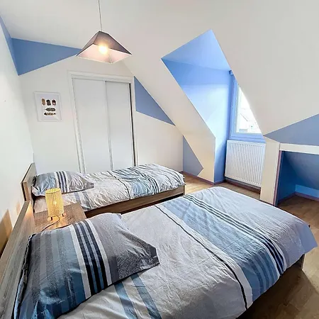 度假居 Maison A 500m De La Avec Jardin, 4 Chambres, Wi-fi Et Parking - 8 Couchages - Fr-1-361-539 *