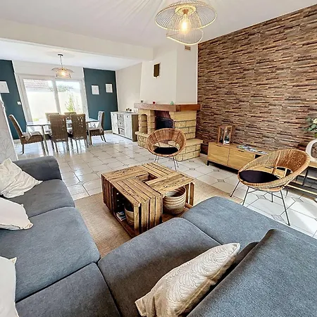 Maison A 500m De La Avec Jardin, 4 Chambres, Wi-fi Et Parking - 8 Couchages - Fr-1-361-539 度假居