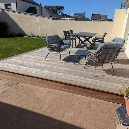 Maison A 500m De La Avec Jardin, 4 Chambres, Wi-fi Et Parking - 8 Couchages - Fr-1-361-539 Saint-Pair-sur-Mer
